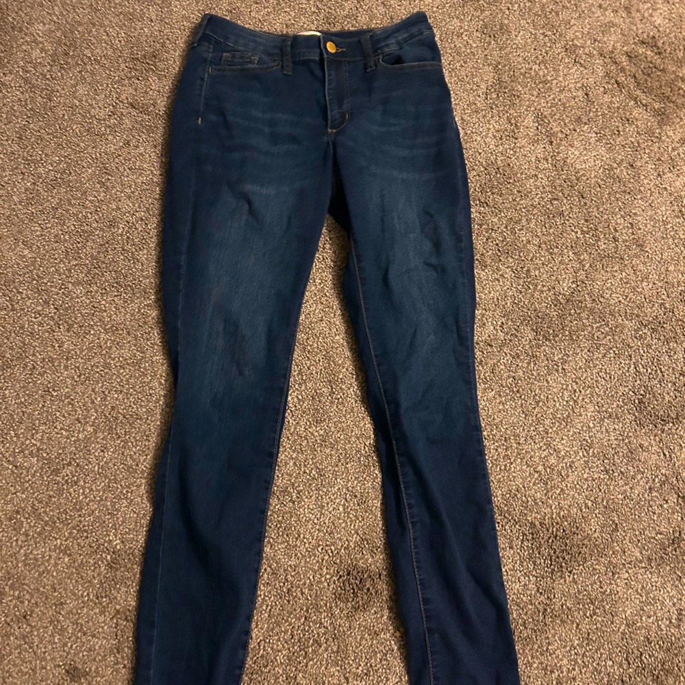 Dark blue skinny jeans